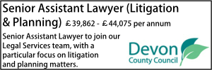 Devon Senior Assistant Lawyer Litigation and Planning (3)