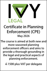 Ivy Legal Planning Enforcement Certificate