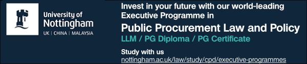 Nottingham University Public Procurement Course