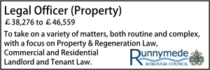 Runnymede Legal Officer (Property)