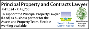 South Hams Principal Property & Contracts Lawyer