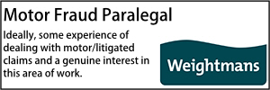 Weightmans Motor Paralegal