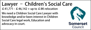 Somerset Lawyer – Children's Social Care