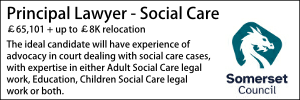 Somerset Principal Lawyer - Social Care
