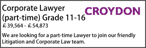 croydon june 22 corporate lawyer part time