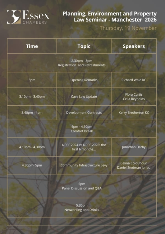 Screenshot 2026 10 29 at 16 54 48 Planning Environment and Property Seminar Manchester 2026 39 Essex Chambers