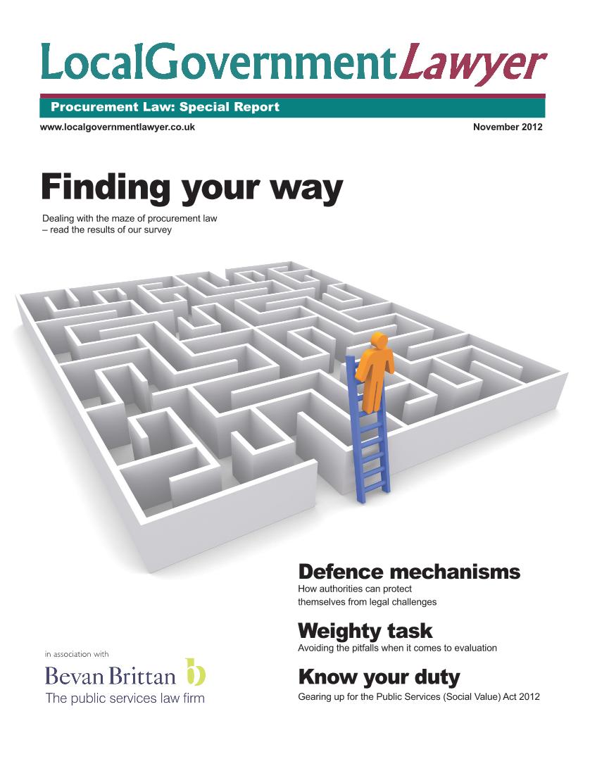 Local Government Lawyer-Bevan Brittan Procurement Law Report 2012 Page 1