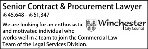 winchester Senior Contract and Procurement Lawyer